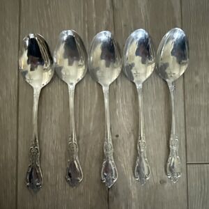 5 PCs Oneida KENNETT SQUARE Stainless Oval‎ Place Soup Spoons Distinction Deluxe